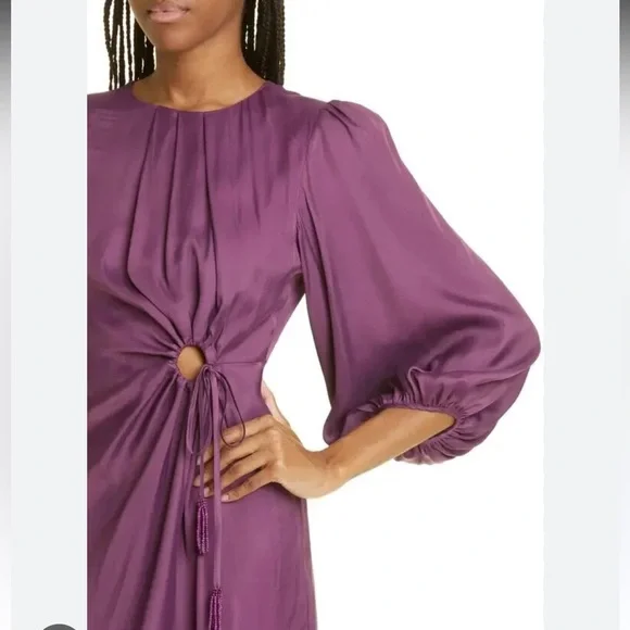 FARM Rio Purple Long Sleeve Dress - Picture 2 of 9
